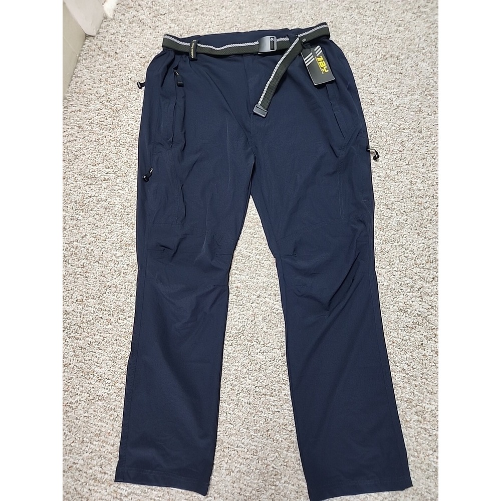 Outdoor Sports  Pants Mens  Size XL, Navy Blue, Partial Elastic Waist NWT 34x30